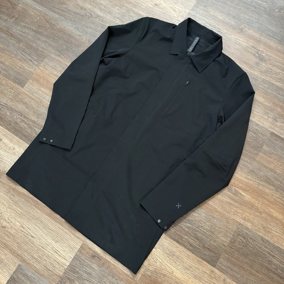 Lululemon Men's Black Drivers Coat Sz XL‎ Trendy Classic Preppy